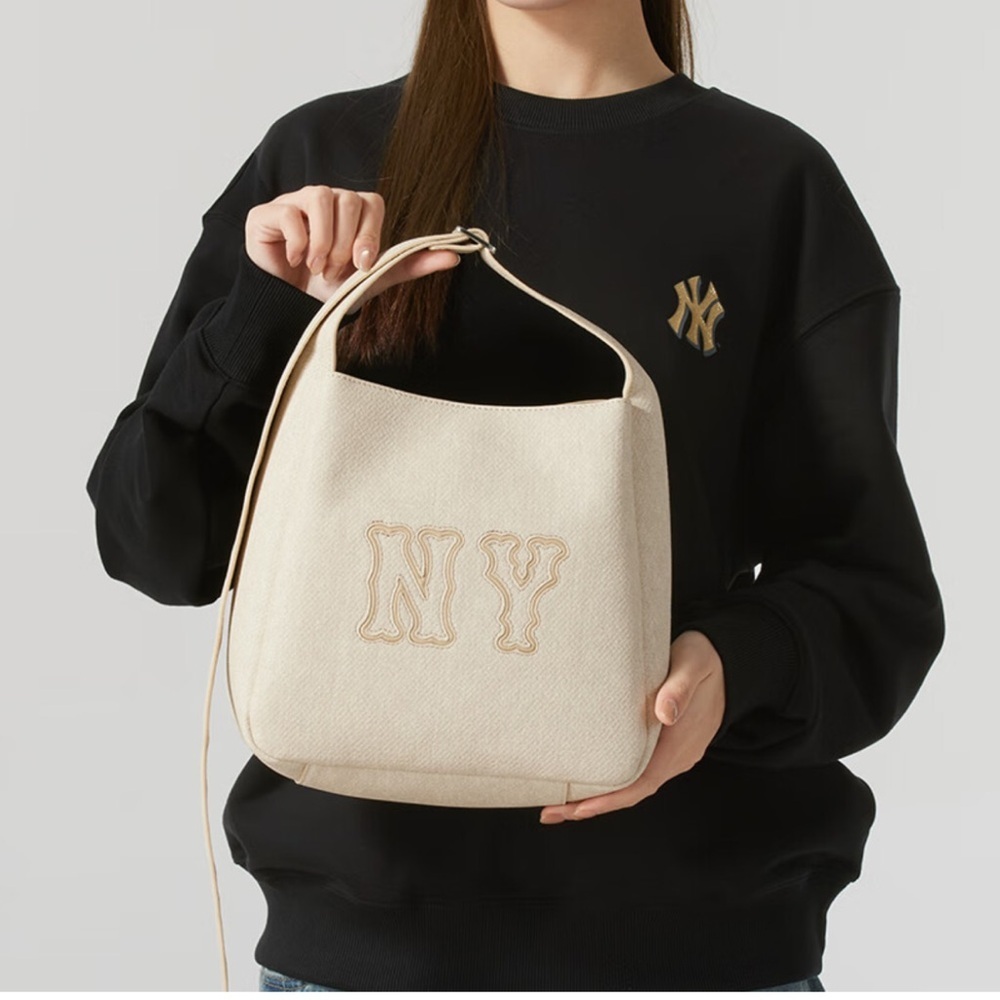 MLB Denim Coopers Logo Shoulder Bag